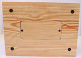 Poppy Sunset MDF/Teak Wood Casket For Funeral/Ashes